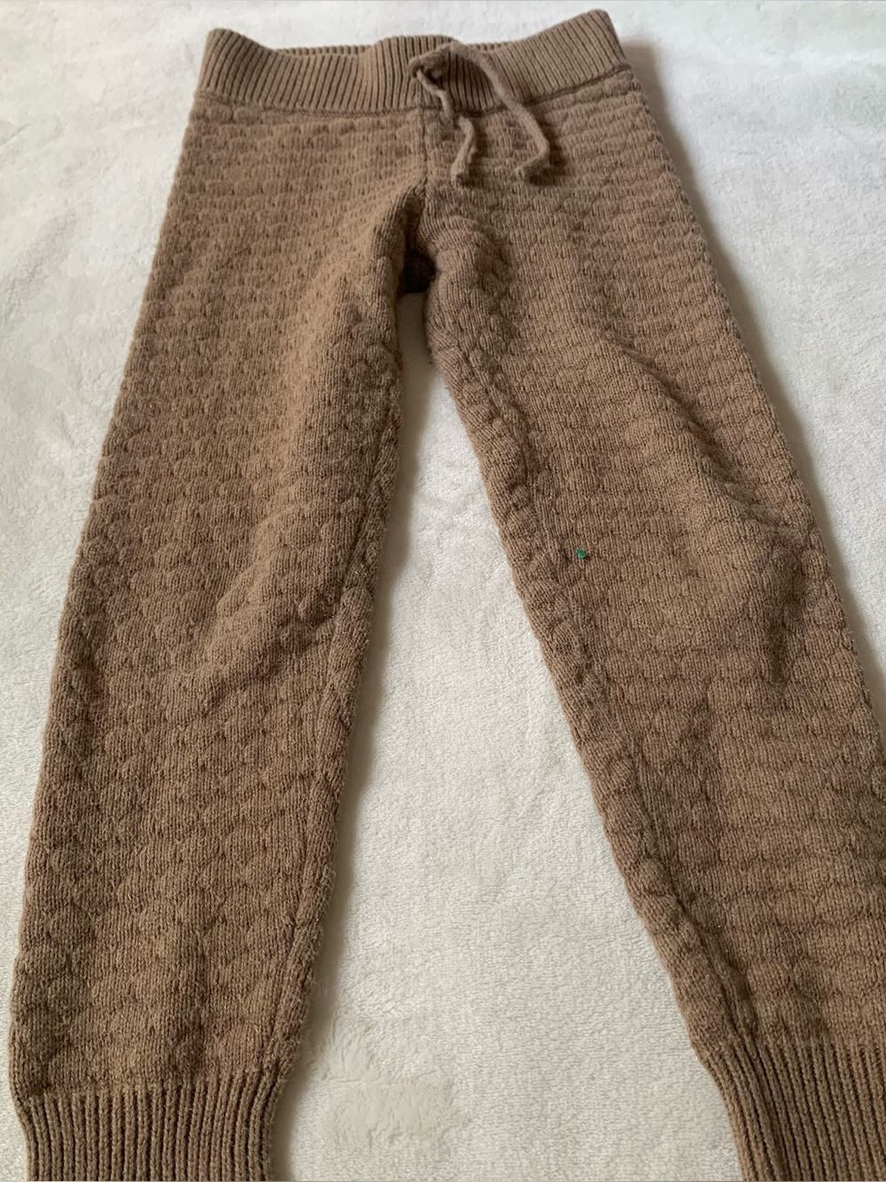 Jamie Kay Brown 100% Cotton Knit Pants Size 7
